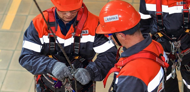 г.Нижний Тагил. Центр подготовки персонала Евраз-Урал"  установил учебный комплекс "АЛЬПИНИСТ" -03 
